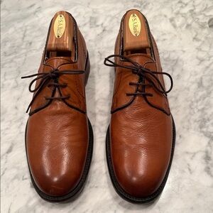 St. Albans Men's Classic Tan Leather Oxfords